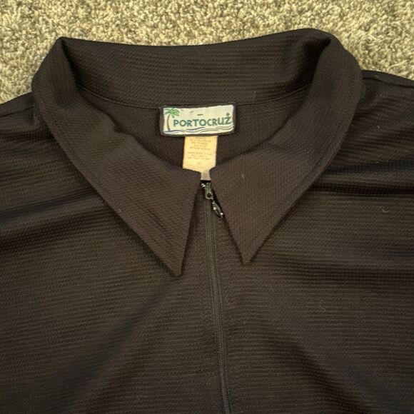 Portocruz Black Plus Size Swim Cover Up Dress 3X Flattering & Comfy Beach Ready - Picture 5 of 8